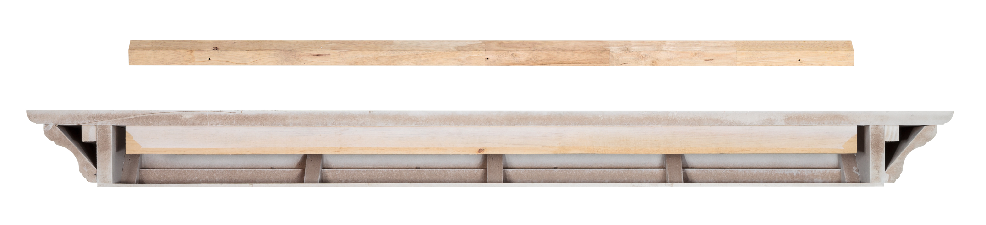 Crestwood 72 inch Mantel Shelf MDF White Paint eBay